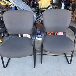 (2) office chairs