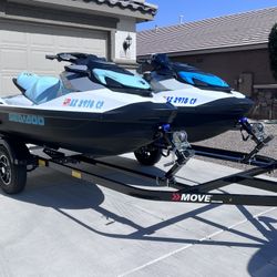 Set of 2024 Seadoo with trailer