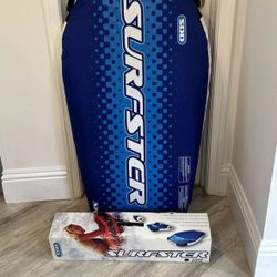 Surfster XK Blue Inflatable Surf Body Boogie Board 41” x 23” No Pump