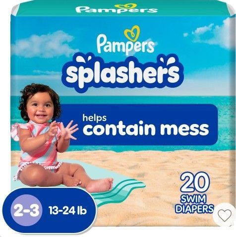 PAMPERS Swim Diapers Size 2-3 11 Total