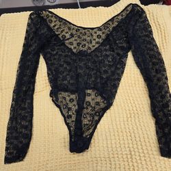 Victoria's Secret lace mesh bodysuit