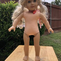 American Girl Doll Caroline Abbott 18” Doll RETIRED Blue Eyes