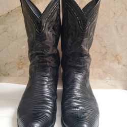 Dan Post Lizard Skin Boots 10 EW