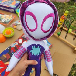 ​Spidey and His Amazing Friends Set: Talking Ghost-Spider Plush + Puzzle