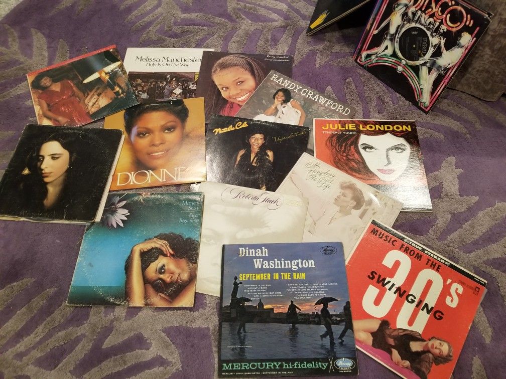 13 Female Singers Vinyls Albums