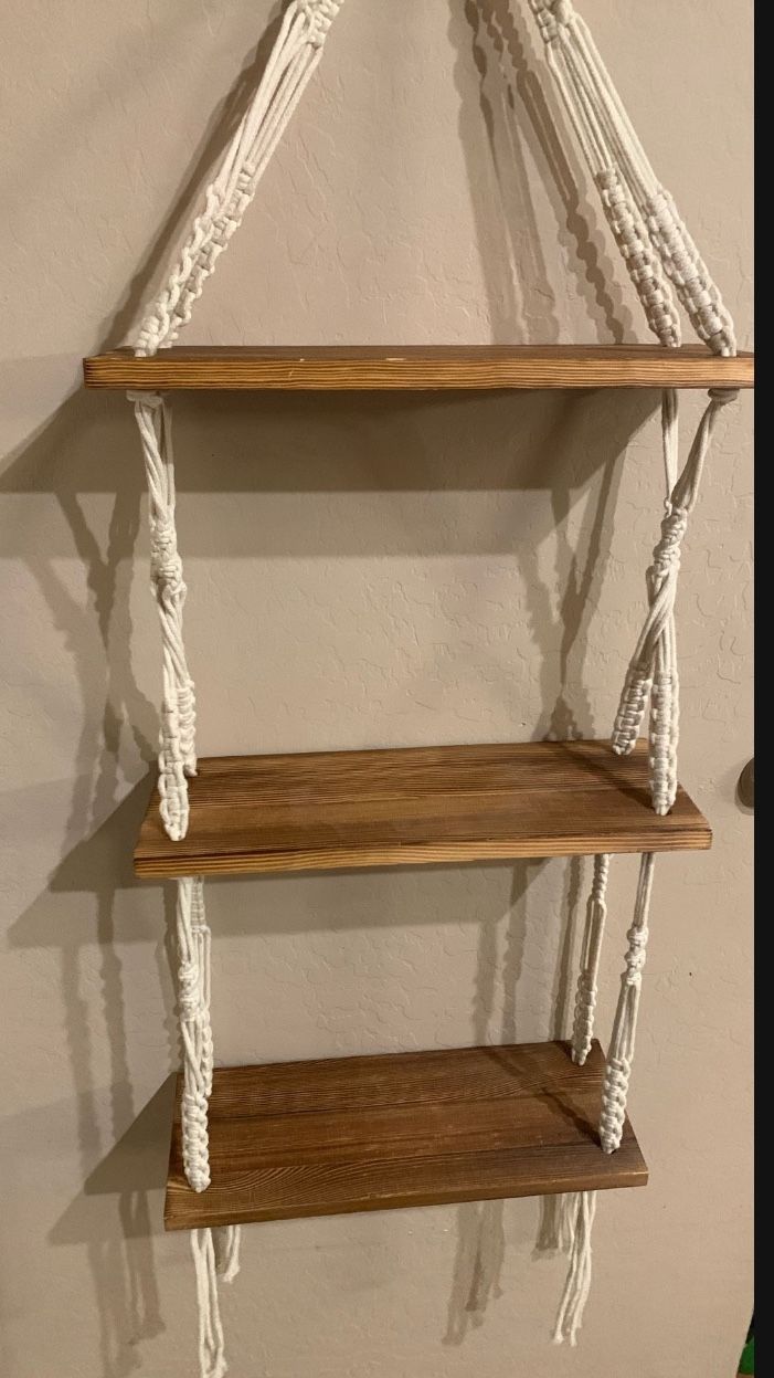 Macrame Wall Shelf