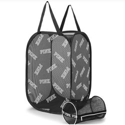 Vs Pink Laundry hamper and beauty pouch
