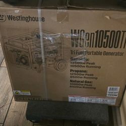 Generator Tri Fuel Westinghouse Brand NEW.