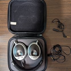 BOSE On-Ear Headphones Wired Foldable OE Black Silver