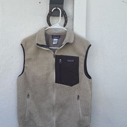 Vintage Men's Patagonia Retro-X Fleece Sherpa Vest (M)