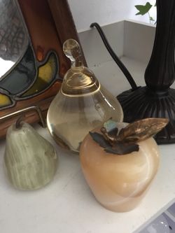 Stone & Glass Pears
