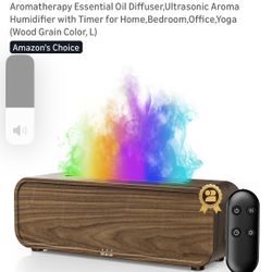 Sound Reactive Flame Air Diffuser Humidifier