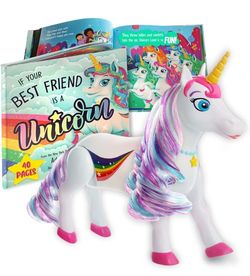 Unicorn Toy Unicorn Book for Kids