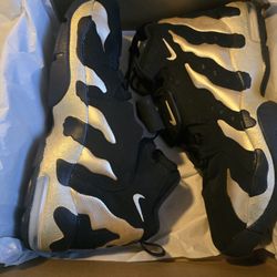 Nike Air Jordan Dt Max 96 Deion Sanders Gold And Blacm 