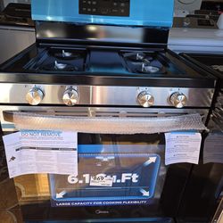 MIDEA Stainles Steel Estufa De Gas