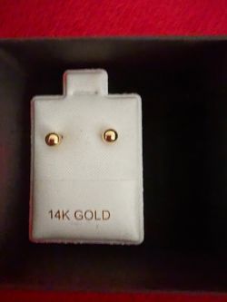 14k gold earings