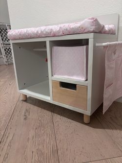 American girl bitty baby changing table