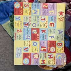 Canvas Alphabet wall decor