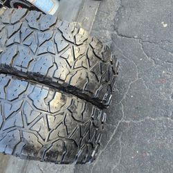 Only 2 used tires Lt35x12.50r20 Fierce Attitude MT $ 199.00 both