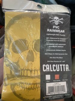 Calcutta PVC Rainwear lightweight poncho