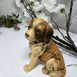 Vintage UCAGCO Japan St. Bernard Figurine – 4” 