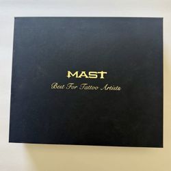 MAST WQP-010 Blue Wireless Tattoo Machine w/ replaceable grips & USB Cord NIB