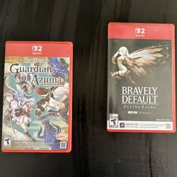 Nintendo switch 2 Rune factory: Guardians of Azuma And Bravely Default