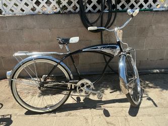 Black 1962 Schwinn Jaguar Mark IV Cruiser - Tank, Horn & Racks
