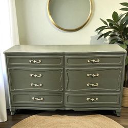 Vintage Green Dresser 