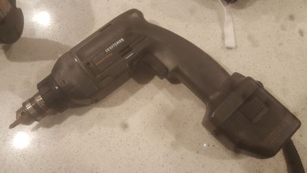 Craftmans old school cordless drill with charger. Battery is junk.still works good.
