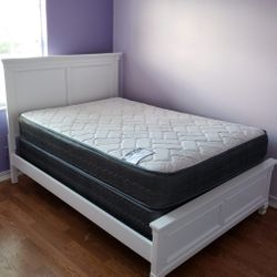 NEW FULL MATTRESS WITH BOX SPRING ♨️ Bed frame is not available