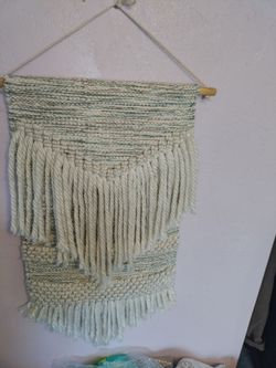 Boho macrame Wall Hanging with Fringe PICK ⛏️ UP ONLY