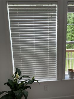 2 inch White Faux Wood Blind