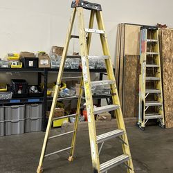 Werner 8’ Fiberglass A Frame Ladder