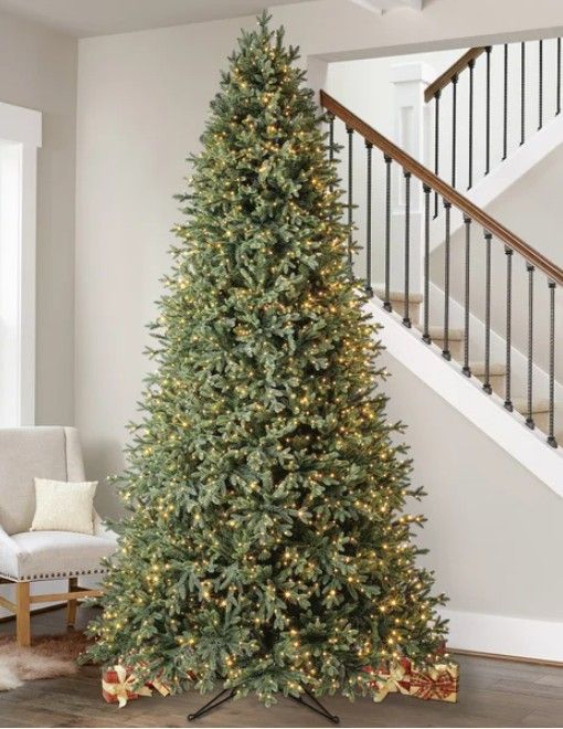 9ft Pre-Lit Aspen EZ Connect Artificial Christmas Tree, 2,700 Color-Changing Radiant Micro LED Lights