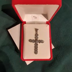 Marcasite Cross