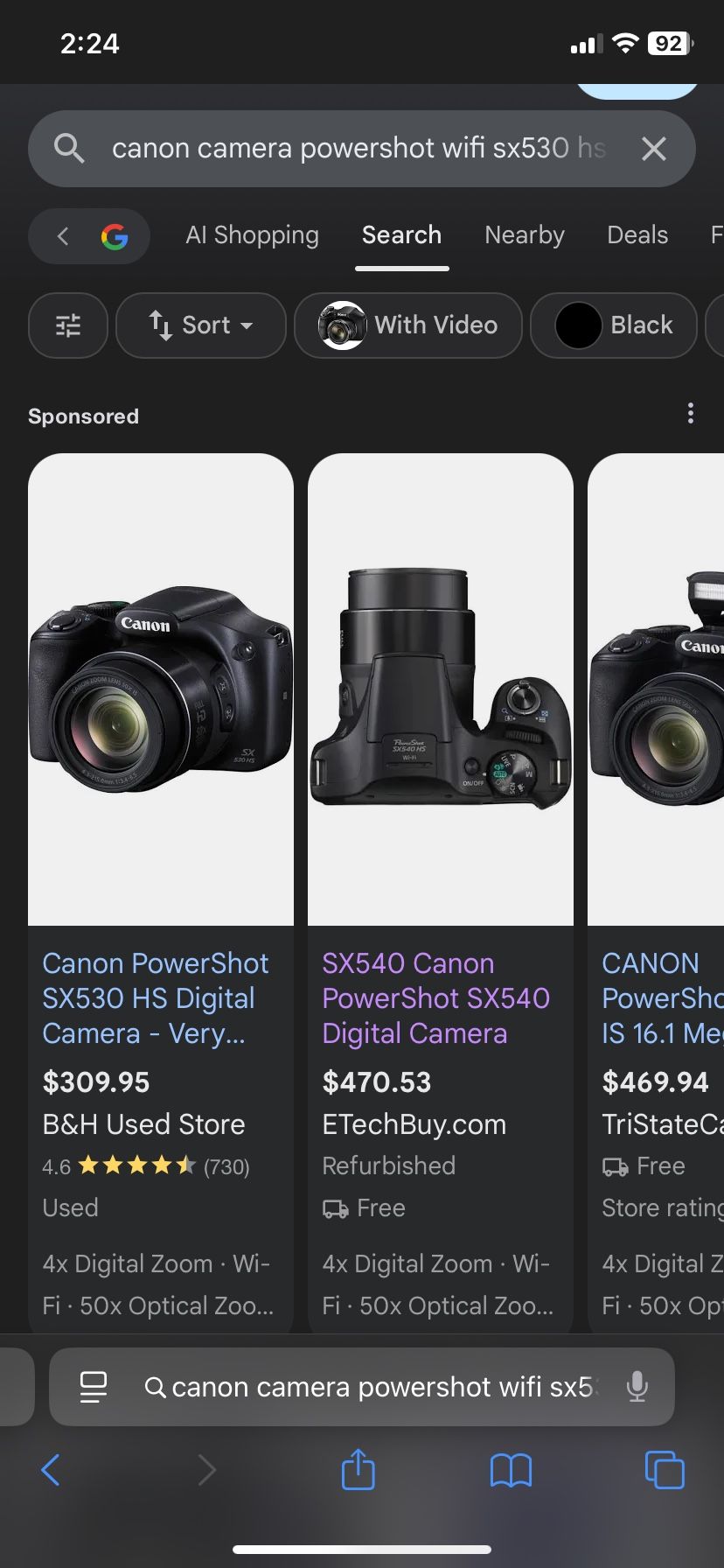 Canon PowerShot SX530 HS