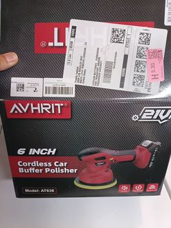 6" Cordless Car Buffer Polisher Kit