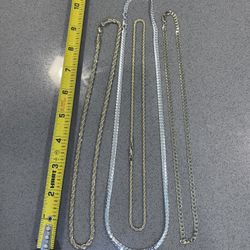 14k Gold And 925 Plated Jewelry Necklaces 