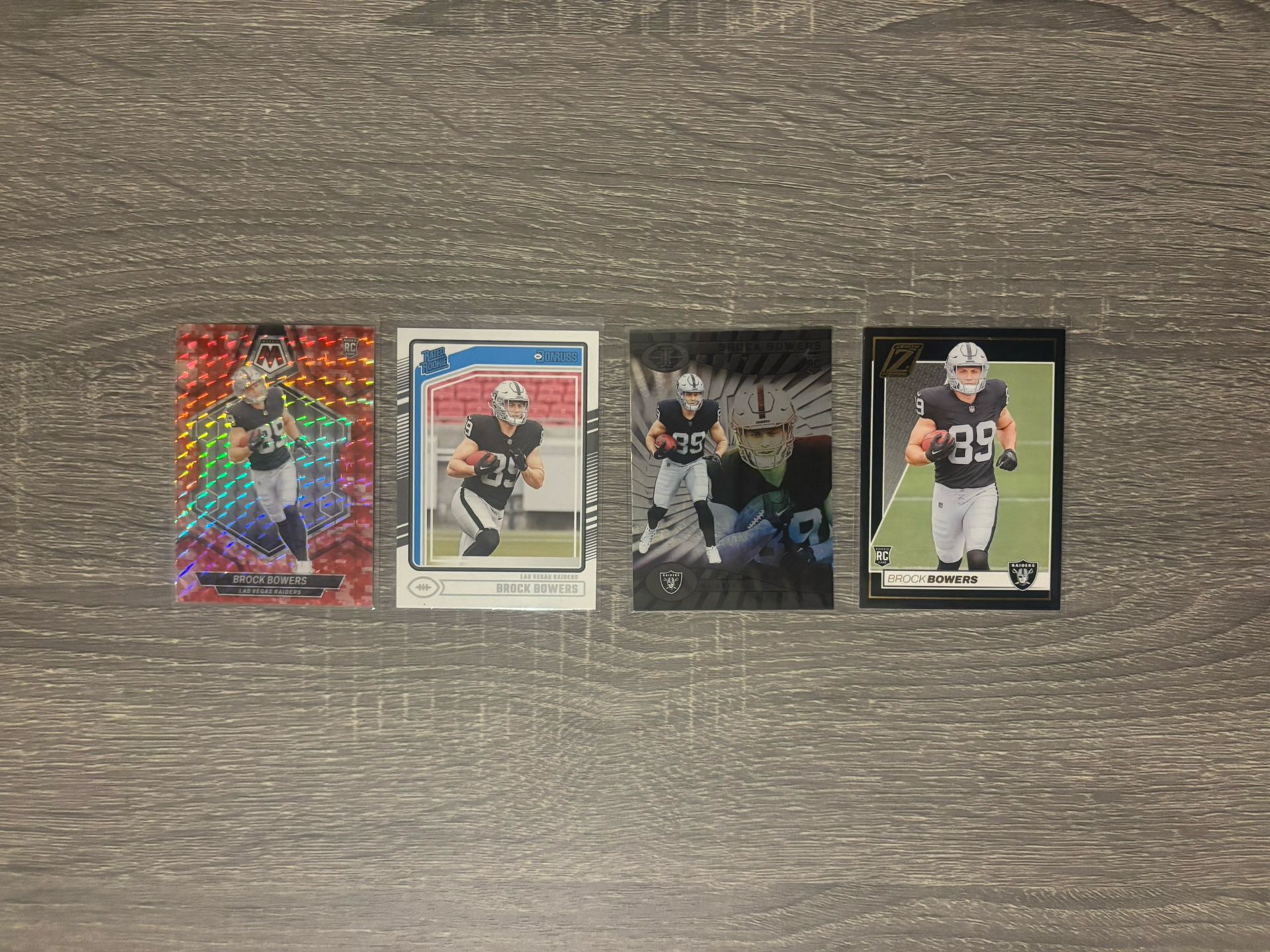 Brock Bowers Cards - Lot of 4