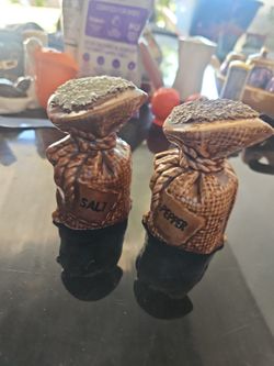 Lego Japan Salt And Pepper Sack Shakers