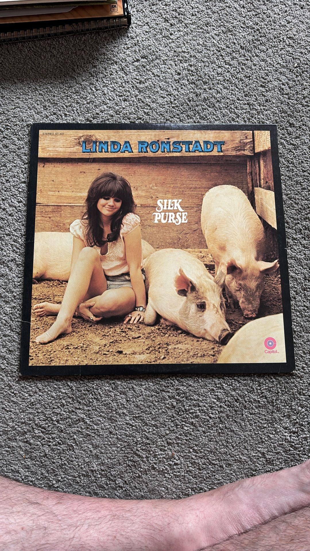 Linda Ronstadt Silk Purse Vinyl Lap