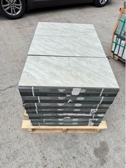 MSI Bergamo Gris 12 in. x 24 in. Matte Ceramic Stone Look Floor and Wall Tile (16 sq. ft. /Case)