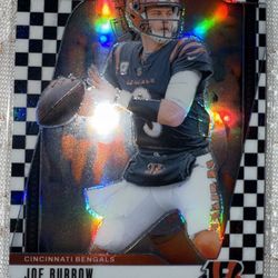 Joe Burrow 2024 Prizim Black And White Checker Board