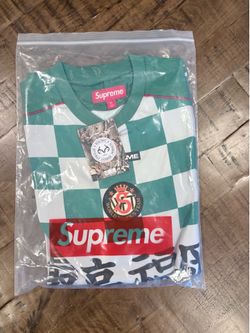 Supreme SS26’ week 17 Checkerboard Soccer Jersey Realtree size M