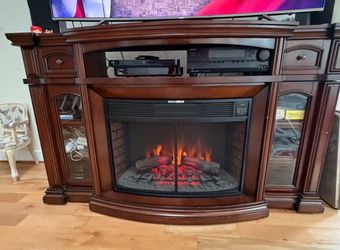 Electric Fireplace Stand