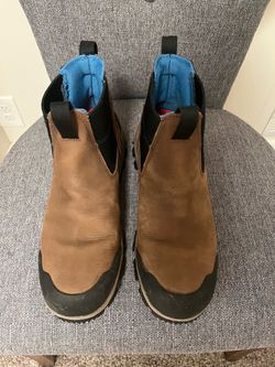 Mens Boots BLUE COLLAR CHELSEA WATERPROOF WORK ROMEO BOOTS size 10.5