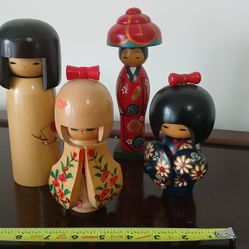 Japanese Kokeshi dolls