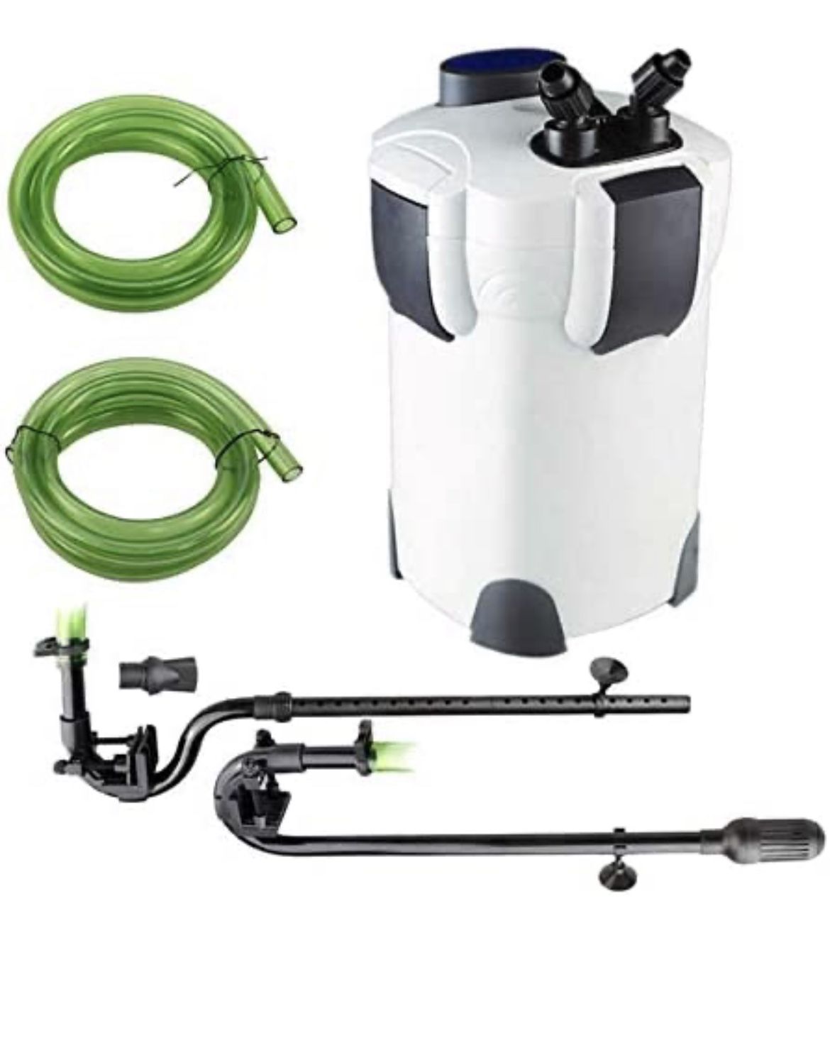 SunSun HW-302 3-Stage External Canister Aquarium Filter 264GPH.