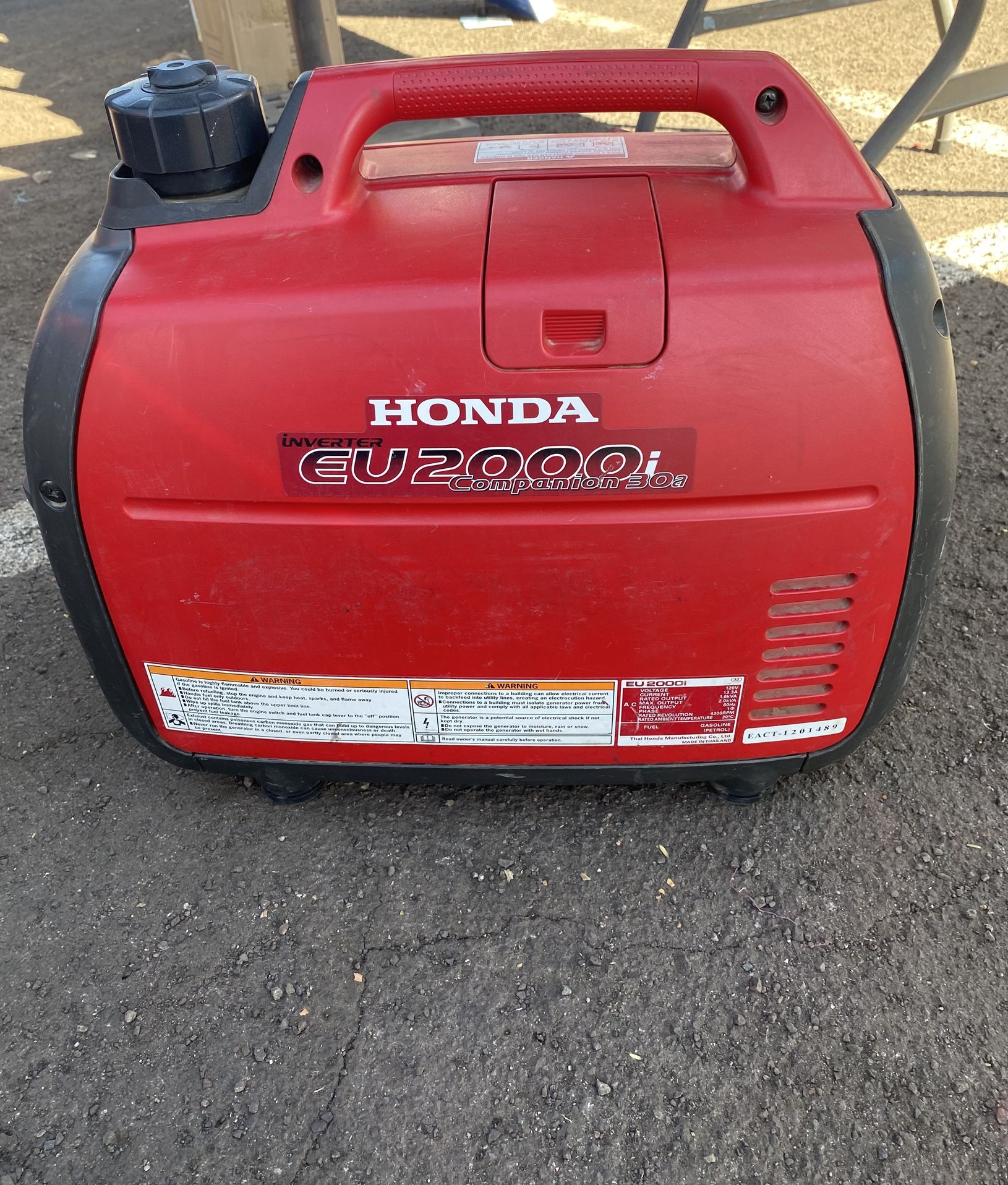 HONDA GENERATOR 2000